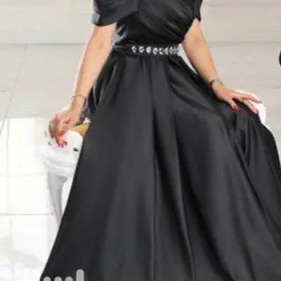 پیراهن شب زنانه ساتن مدل ماکسی ساتن جدید بروز
