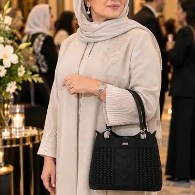 کیف مجلسی کوچک زنانه (دو زیپ)