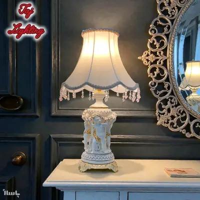 آباژور رومیزی مدل ایتالیایی طرح سه فرشته