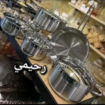 سرویس قابلمه کرکماز 9پارچه ( کرکماز ) آلفاترکیه 5لایه ضخیم((پس کرایه))-158889