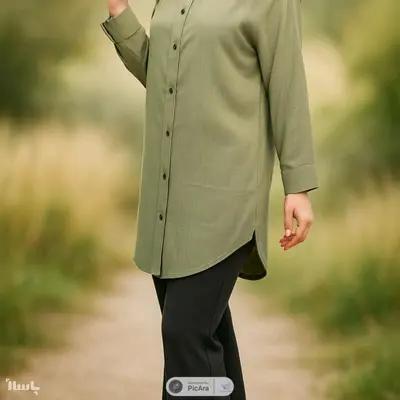 مانتو اسپرت زنانه نخی مدل بلند