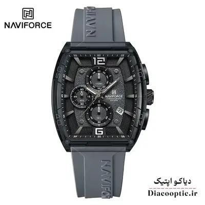 ساعت مچی مردانه برند نیوی فورس سه موتور مدل NF 6101 بند رابر