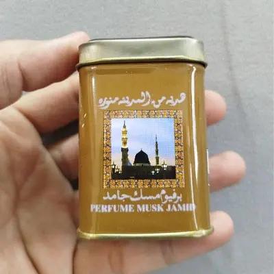 عطر جامد پرفیوم مشک جامد مدینه طبیعی و بدون الکل