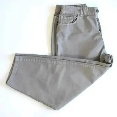 شلوار زنانه کتان Royal Jeans | کمر کشی و دکمه‌دار