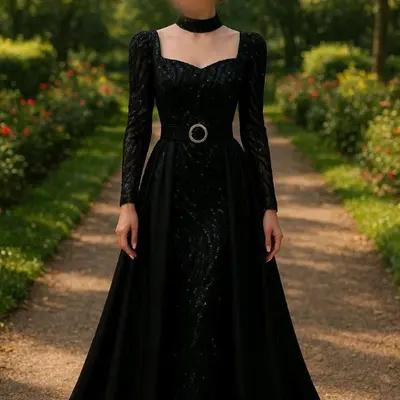 پیراهن مهمانی زنانه ساتن مدل لباس مجلسی دوتیکه.