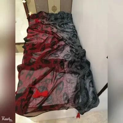 شال حریر طرح چشم-95926
