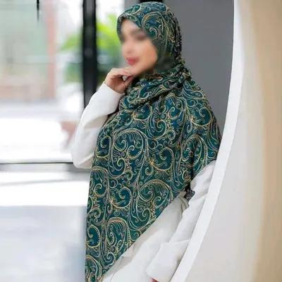 روسری نخی اسپان خنک تابستانه طرح سنتی
