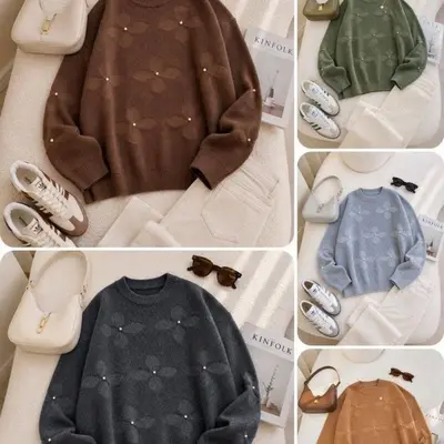 بلوز طرح مرواریدی