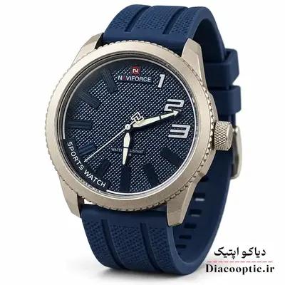 ساعت مچی اورجینال مردانه موتور ژاپن برند نیوی فورس مدل NF9202 بند رابر