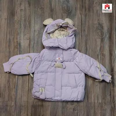 کاپشن دخترانه وارداتی 1-6 سال گربه