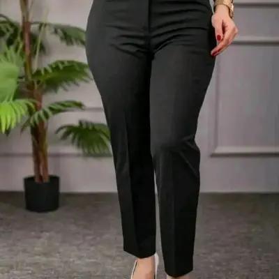 شلوار مشکی مازراتی بغل چاک