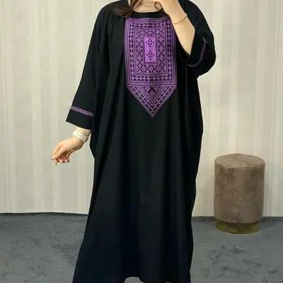مانتو بلند زنانه کرپ اسکاچی