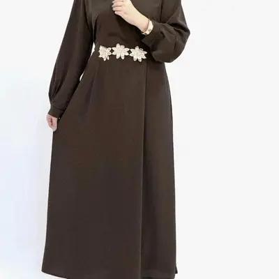 پیراهن زنانه کرپ مدل مانتو مجلسی
