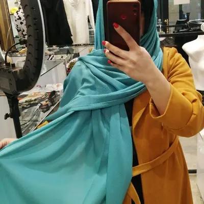 شال حریر ژاکارد