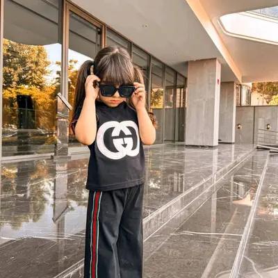 ست کراپ شلوار گوچی