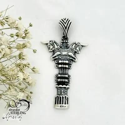 پلاک 925 عیار طرح تخت جمشید کد 20604