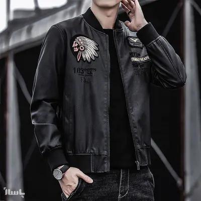 کاپشن چرم اسپورت طرح سرخ پوستی
