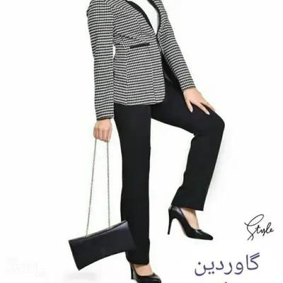 شلوار گاودرین پارچه ترک بغل چاکدار-88243