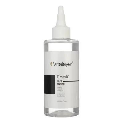 تونر  ویتالایر مدل تایم ویت حجم 200 میلی لیتر انواع پوست Vitalayer Time-Vit Toner, 200 ml (For All Skin Types)