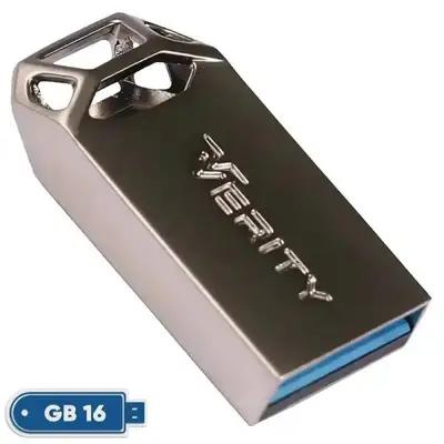فلش مموری 16 گیگابایت وریتی (Verity) مدل V-819 بند انگشتی فلزی USB 2.0