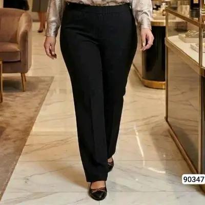 شلوار راسته جلو خط دار سایز بزرگ