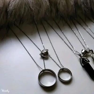 ست گردنبند دوستی مگنت دار مدل حلقه-136432
