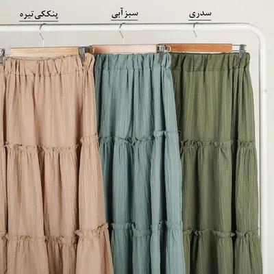دامن چین دار زنانه کراش