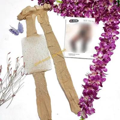 جوراب شلواری فاق باز نگین دار