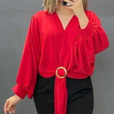 شومیز گرهی کد4-158080