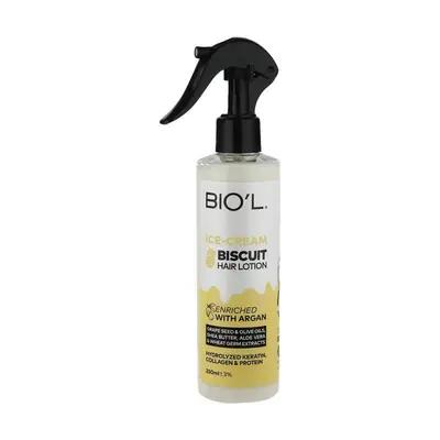 لوسیون مو بیول مدل Ice Cream Biscuit حجم 250 میلی لیتر Biol Hair Lotion, Ice Cream Biscuit Model, 250 ml