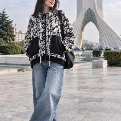 کاپشن فوتر کلاهدار دورو
