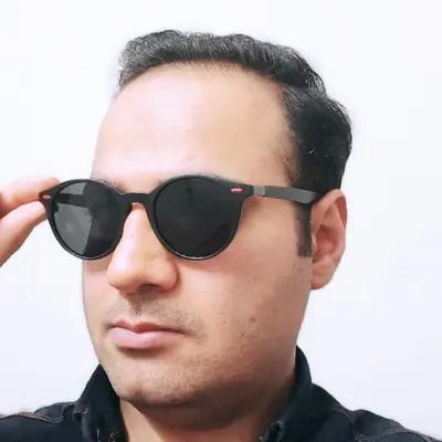 عینک آفتابی گرد زنانه مردانه پلاریزد و uy400