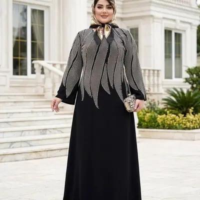 ماکسی مجلسی سایز بزرگ نازنین موجودی بگیرید