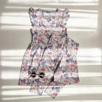 ست راحتی نخ پنبه دخترانه وارداتی برند name it