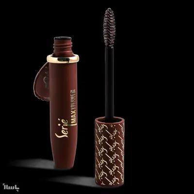 ریمل قهوه ای حجم دهنده مژه آینه دار ضد تعریق سرژه