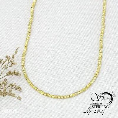 گردنبند البرنادو ظریف مشابه طلا کد 14745