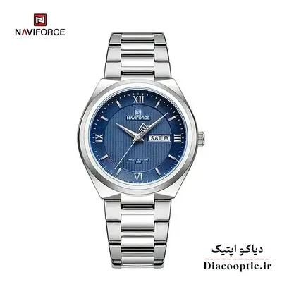 ساعت مچی مردانه برند نیوی فورس مدل naviforce 8030 استیل