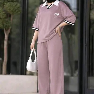 ست تیشرت شلوار اسپرت miu