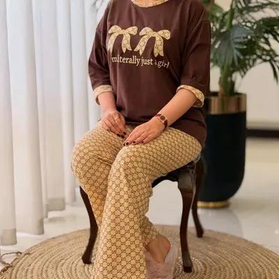 تیشرت و شلوار بگ گوچی پاپیون