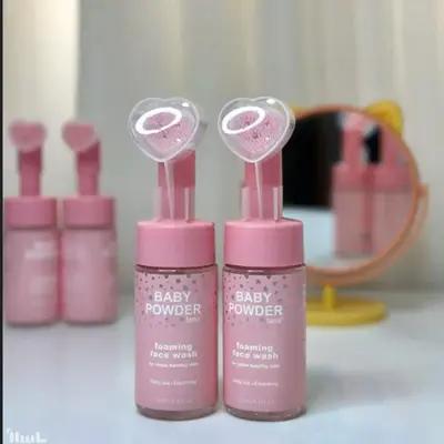 فوم براش دار قلبی baby powder