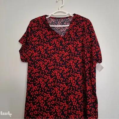 تیشرت زنانه خنک طرحدار نخ وارداتی