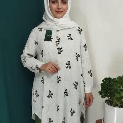 ست شومیز و شلوار پاپیون
