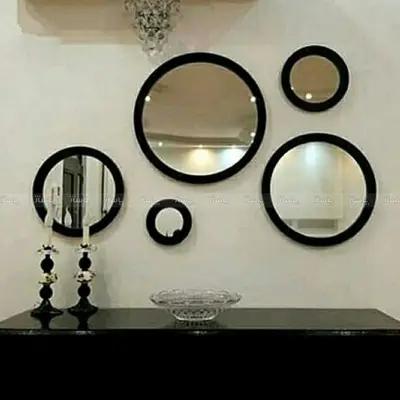 قاب اینه گرد. پنج تیکه