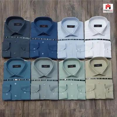 پیراهن مردانه کلاسیک جعبه ای M-2XL دوشین
