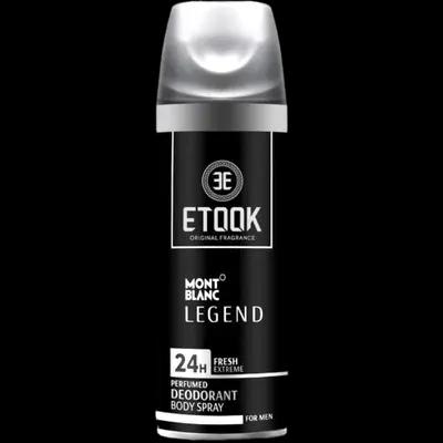 اسپری خوش بو کننده بدن اتوک مونت بلنک لجند ETOOK Mont Blanc Legend حجم 200 میلی لیتر