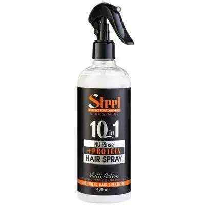 اسپری مو استیل مدل 10 کاره حجم 400 میلی لیتر Steel Hair Spray Model 10 Functions Volume 400 ml