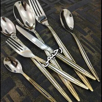 سرویس قاشق و چنگال یونیک24نفره 120 پارچه یونیک ((هزینه ارسال پس کرایه)-156768