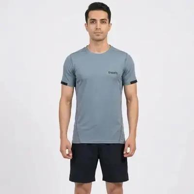 تیشرت ورزشی مردانه مدل CROSSFIT جنس فلامنت سوزنی کد 11575