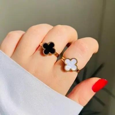 انگشتر زنانه ونکلیف رنگ ثابت
