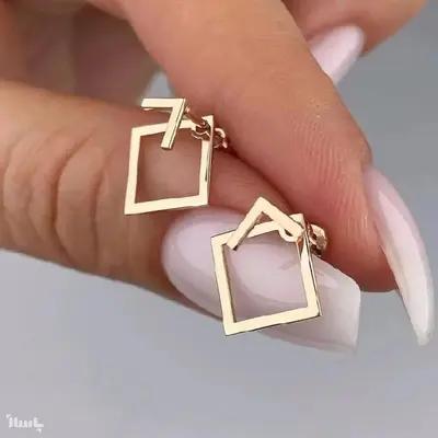 گوشواره مربع